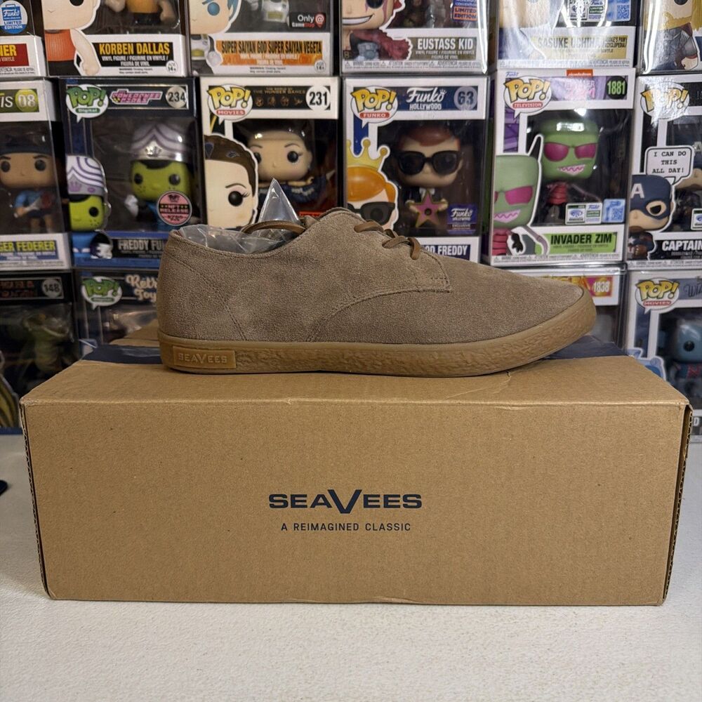 Seavees Mens Size 9 Fossil Sun-tans Buck